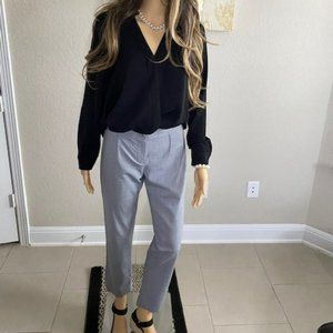 Womens Theory Gray Wool Slacks Size 4